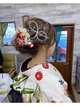 ラッコのおひるね 成人式セット