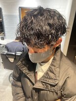 エイトメン 吉祥寺店(EIGHT MEN)&nbsp;波巻きスパイラルパーマ　刈り上げツーブロマッシュ　パーマ