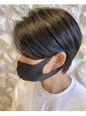 #センターパート#ハンサムショート
