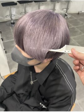 ピチカートシータ(pizzicato cita) 丸山style ラベンダーカラー×メンズマッシュ