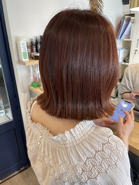 キッカ(kicca) 【kicca】ぷつっとボブ×外ハネヘア