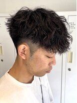 ザ サードヘアー 津田沼 (THE 3rd HAIR)&nbsp;波巻きパーマ　ツーブロックマッシュ　刈り上げ