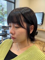 アルター(aL ter)&nbsp;前髪カット×サイドバング［切りっぱなしボブ/美髪/鎌取］