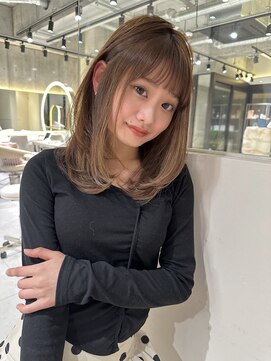 ロンドメリア 天神大名店(Lond Melia) ★切りっぱなしボブエアリーロング美髪のススメピンクブラウン★