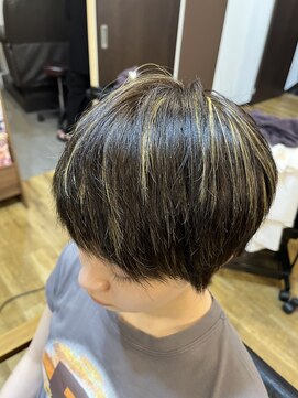 ラシクゼロ 草加駅前(Lashiku Zero) ハイライトマッシュショート