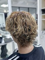 テクト バイアッシュ 吉祥寺店(Tect by Ash) サーフカールスパイラルパーマウルフかき上げセンターパート