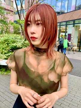 アリートウキョウ(ALLY TOKYO) ショートウルフカット顔周りレイヤーカットくびれヘアシャギー