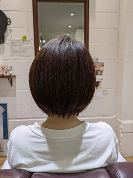 チアー ヘアリラクゼーション(cheer HAIRRELAXATION) 前上がりボブ