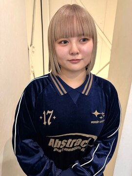 ソイ コンク 下北沢(soi conc) ハイトーンベージュ/切りっぱなしボブ_下北沢