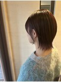 外はねボブ/モーヴブラウン/透明感カラー