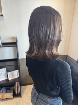 レオ(LEO) 切りっぱなし　カカオブラウン