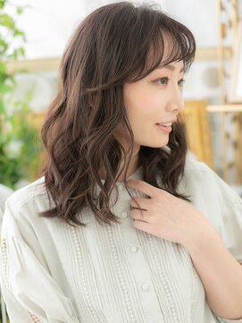 カバーヘア ブリス 北浦和(COVER HAIR bliss) ★大人美人韓国風巻きくせ毛風ウェーブミディアム30代40代★1