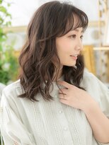 カバーヘア ブリス 北浦和(COVER HAIR bliss) ★大人美人韓国風巻きくせ毛風ウェーブミディアム30代40代★1