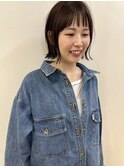 【morio札幌】札幌ショート 大人かわいいおんまゆ外ハネボブ
