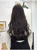 オリーブブラウン　ブリーチなしダブルカラー　ブラウンカラー