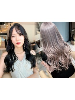 暗髪～ハイトーンまで自由自在。ショート/ボブでも自然な国内最高級人毛100%エクステ使用！[小倉]