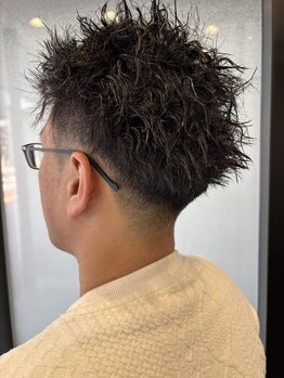 グラムバイノヴェル(glam by NOVEL)の写真/【本塩釜徒歩5分/men's専門美容室】髪の状態を見極め自分らしくオシャレに!気軽に髪の悩みを相談できる！