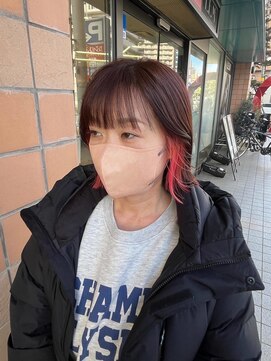 レム 長町店(L.E.M) パッっとボブインナーカラー