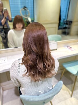 アソビ 表参道(ASOBI) ブリーチなしダブルカラー/キャラメルブラウン/学割U24/表参道