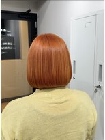 ユウル 横浜(juhl.)&nbsp;アプリコットオレンジカラーケアブリーチダブルカラー横浜横浜駅