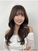 韓国スタイル/ナチュラルくびれへア_くびれ巻き_レイヤーカット