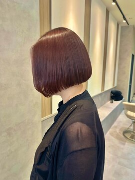 アーティーアーティー 薬院店(ARRTY ARRTY) 門川　ショート/ミニボブ/髪質改善カラー/ボルドー/ワインレッド