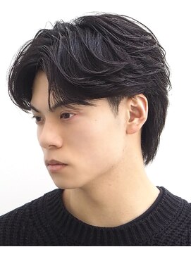 ゼンコー アオヤマ(ZENKO Aoyama) フェザーニュアンスパーマセンターパート