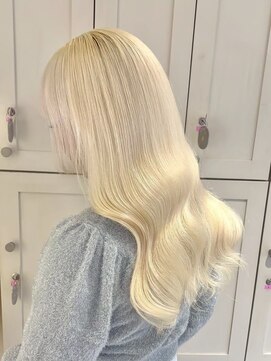 ベレーザ 渋谷神南(Beleza) 16817渋谷ホワイトブロンドハッシュカット金髪シルバーベージュ