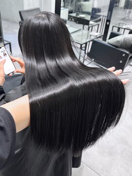 ラボ バイ アンキシム(Labo by AHNKISM) 【髪質改善】縮毛矯正/ストレートパーマ/韓国ヘア/堀江