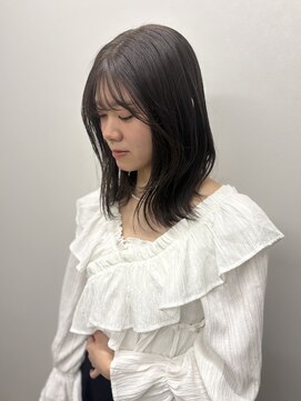 コタン(COTAN) オリーブブラウン,くびれボブ【nakaji】