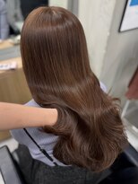 ペレ 原宿(PELE) ダブルカラー/ケアブリーチ/羽エクステ/原宿