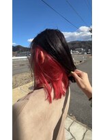 ナチュラルターバン(NATURAL Turban)&nbsp;レッドブラウン×インナーカラー