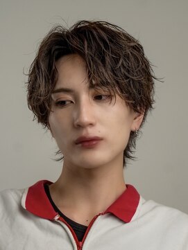 オーシャントーキョーオーバー 渋谷(OCEAN TOKYO OVER) 韓国ヘアニュアンスコンマバングセンターパートフェザーパーマ