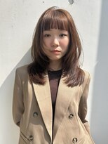 バロンフェム(baLon.fem) 【stylist田島】明るめベージュ×レイヤーカット