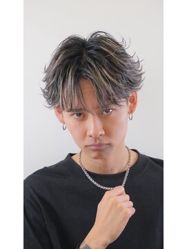 ビカムメンズヘアー 栄店(become men's hair) フェザーパーマニュアンスフェザーパーマ名古屋栄