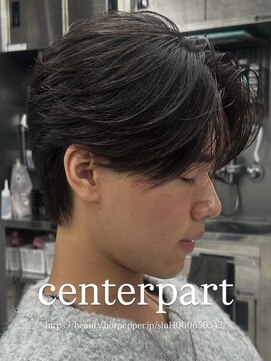 メンズサロン ガウディ 三宮店(men's salon Gaudi) フェザー毛流れセンターパート