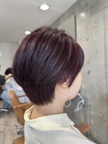 ヘアーアンドメイク ファット(Hair&Make PHAT)&nbsp;ショート丸みボブブロッサムカラー30代40代50代