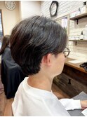毛流れパーマ
