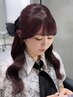 【yui指名限定】高発色ケアカラー+潤いTR  ￥6600(カット追加は+2200)