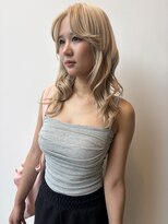 ロックス バイ マグ 松本(rocks BY MAG)&nbsp;ホワイトブロンドハイトーン外国人風透明感大人可愛い韓国