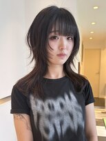 ビファインクーアヴェダ(Be fine coo AVEDA)&nbsp;ハッシュウルフカット　レイヤーカット　平成シャギー/