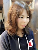 ニコ ヘアデザイン(nico.Hair Design) 【nico.】外ハネ×ミディアムレイヤー