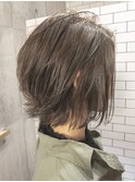 『京都ルーナ』アッシュ×ベージュ 外ハネボブ【草木真一郎】