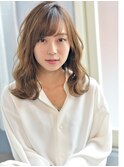 シアカラーで大人かわいい艶髪◇透明感×ゆるふわレイヤー