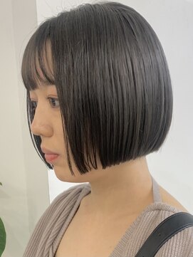 エリマ 調布(elima) 切りっぱなしボブ◎ミニボブショートボブイルミナカラーアッシュ