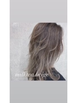 アジールヘア 赤羽駅南口店(agir hair) グラデーションハイライトホワイトベージュ
