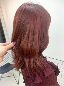 エマエコル(Emma ecole) Emma ecole ピンクレッド 暖色カラー カシスピンク by.木村