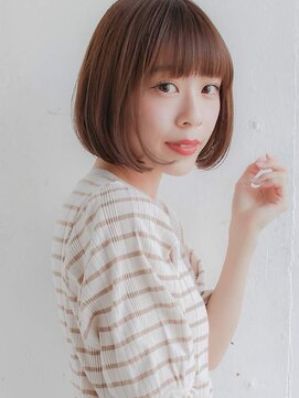 ルティア(Lutia) 大人気ナチュラル縮毛矯正で柔らかボブ