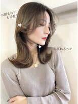 リコバイアフロート(riko by afloat)&nbsp;ビターショコラ/顔まわりカット/鎖骨ミディアム/韓国風ヘア
