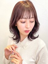 ニューラインギンザ(New-Line 銀座) [中野莉子]ワンカール韓国くびれヘア大人ミディアム3